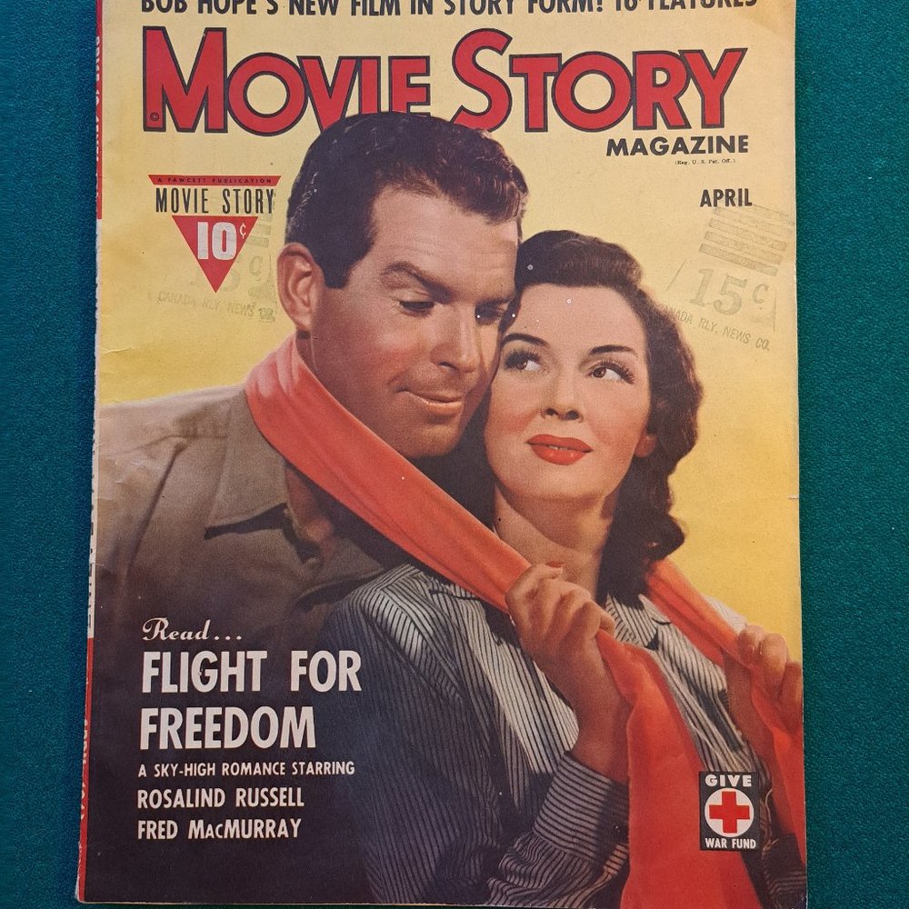 Vintage April 1943 Movie Story magazine..
